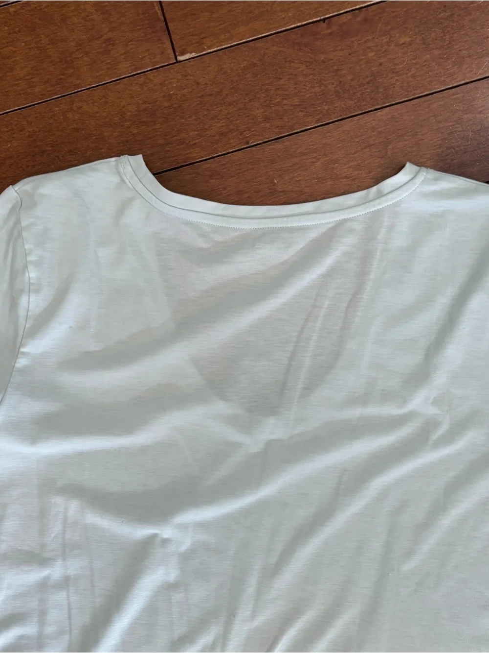Athleta Women's Scoop Neck Tee in Pale Blue - Picture 9 of 9